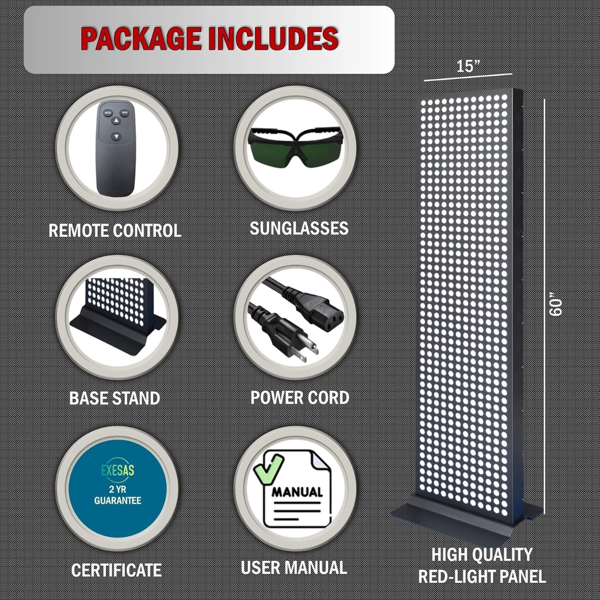 Full-Body Dual-Chip Clinical-Grade Red Light Therapy Panel (SAK63480) – SAKSBY WHOLESALE, view 14