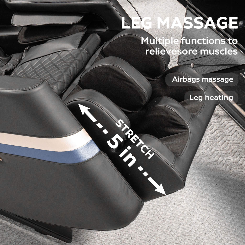 Airvana Full-Body Zero-Gravity Massage Chair Recliner With Six Massage Rollers (SAK91825) – SAKSBY WHOLESALE, view 9