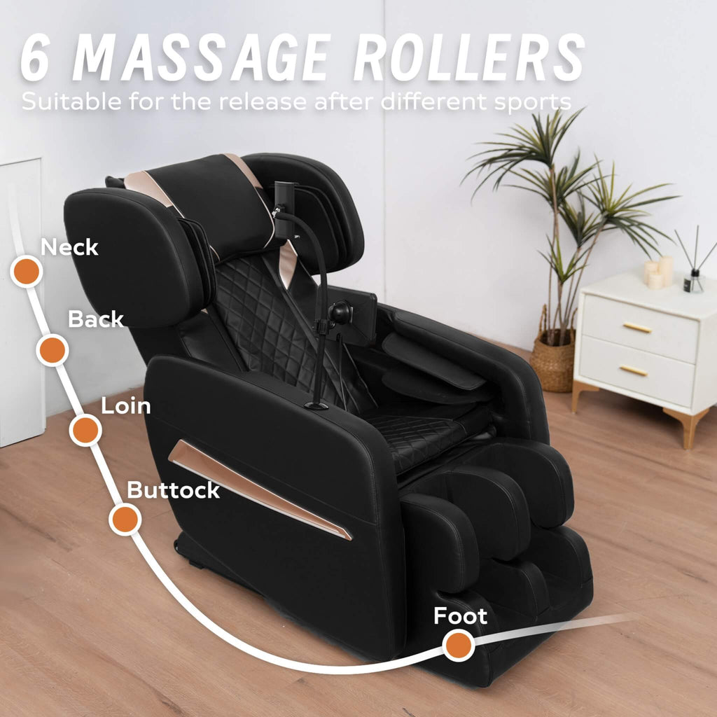 Airvana Nocturne Full-Body Zero-Gravity Massage Chair With Retractable Footrest (SAK40593) – SAKSBY WHOLESALE, view 4