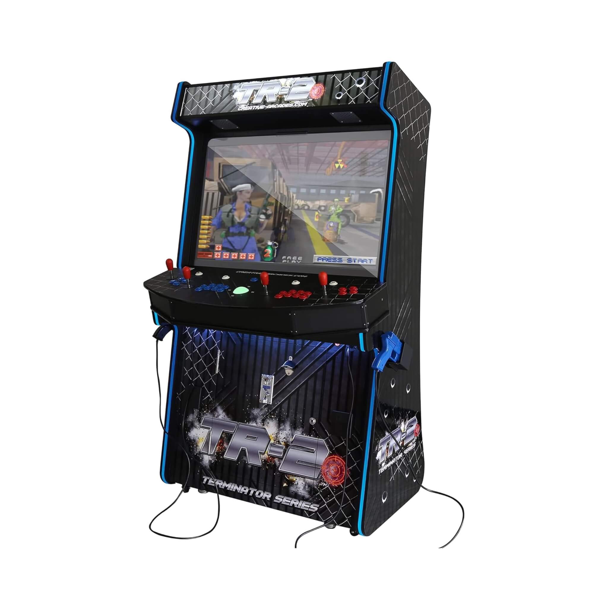 Full-Size Commercial Arcade Machine With Lightguns And Stools (SAK35690) – SAKSBY WHOLESALE, view 3