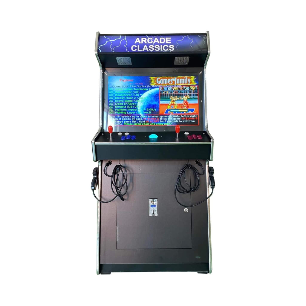 Full-Size Commercial-Grade 2-Player Upright Standup Arcade Machine With 4500 Classic Games And 2 Shooting Guns (SAK23984) – S
