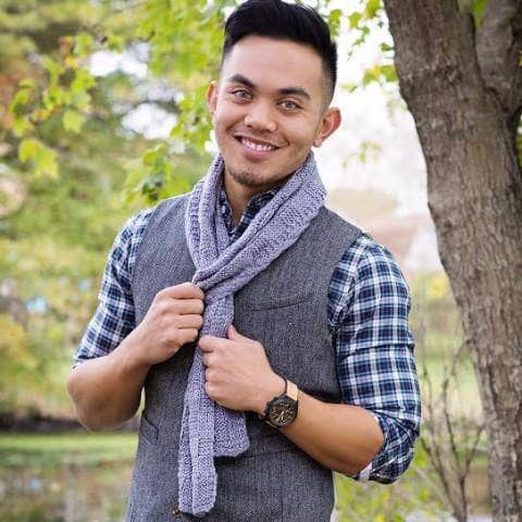Darn Good Yarn Darn Good Yarn Fun and Games Scarf Kit — main product shot