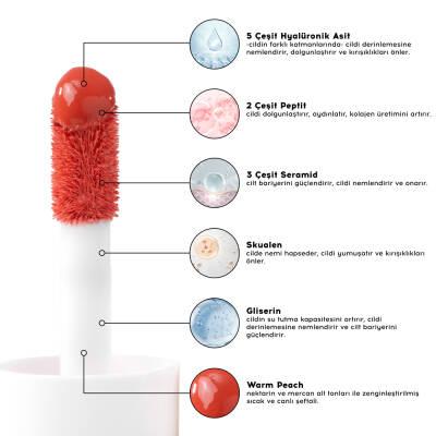 Cream Co. Multipurpose Tinted Cream for Lips, Cheeks, and Eyes - Natural Glow Makeup with Hyaluronic Acid & Peptides