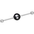 BodyCandy 14G Look Out for Alien Industrial Barbell 38mm — main product shot