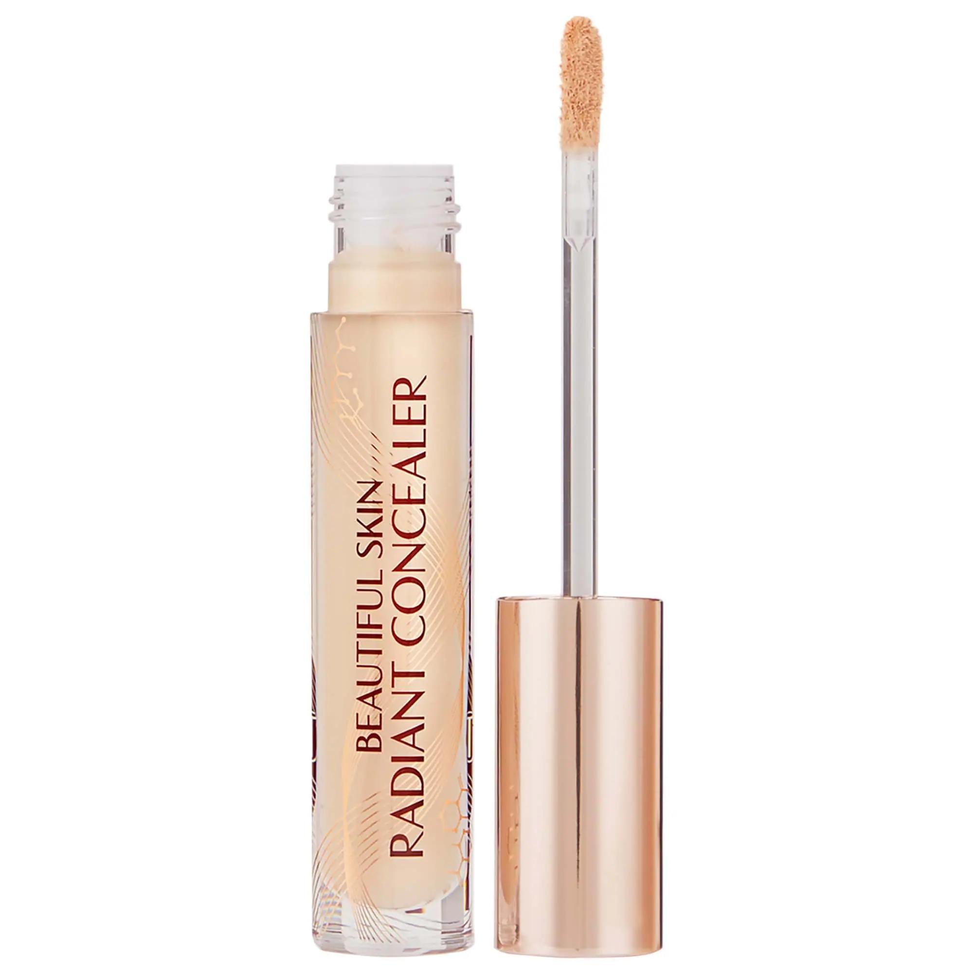 Charlotte Tilbury Beautiful Skin Medium to Full Coverage Radiant Concealer - Hyaluronic Acid, Waterproof, Long-lasting Concealer