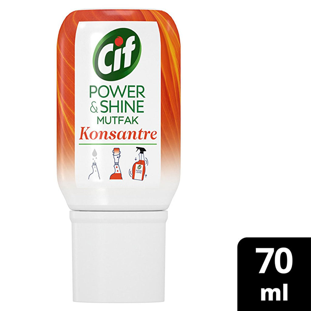 Cif Cif Power & Shine Concentrate - Refillable Kitchen Cleaning Solution with Cleanboost Technology