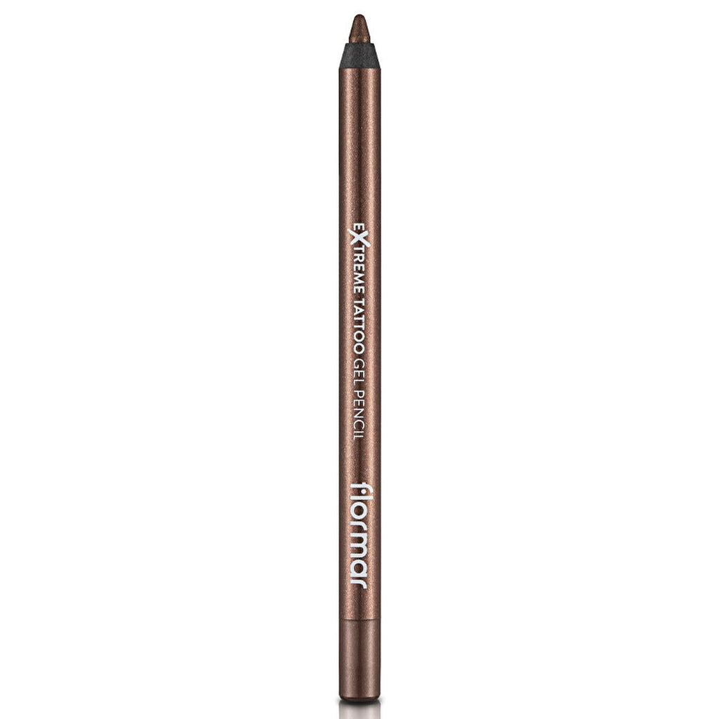 Flormar Extreme Tattoo Glitzy Brown Gel Eyeliner Pencil: Waterproof, Smudge-Proof, Long-Lasting Eye Makeup for All-Day Glamour
