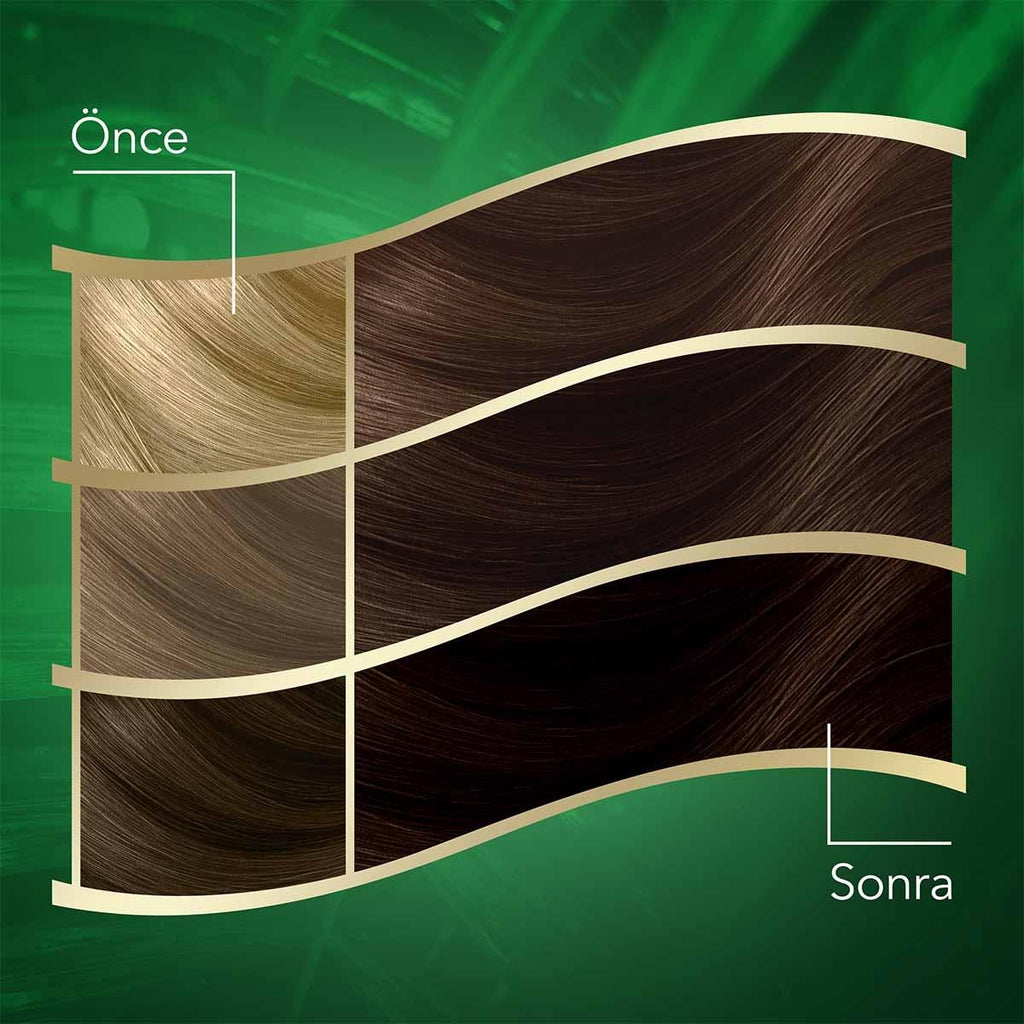 Wella Koleston Naturals Permanent Hair Dye with Coconut Oil - 6/73 Ayışığı Kahvesi