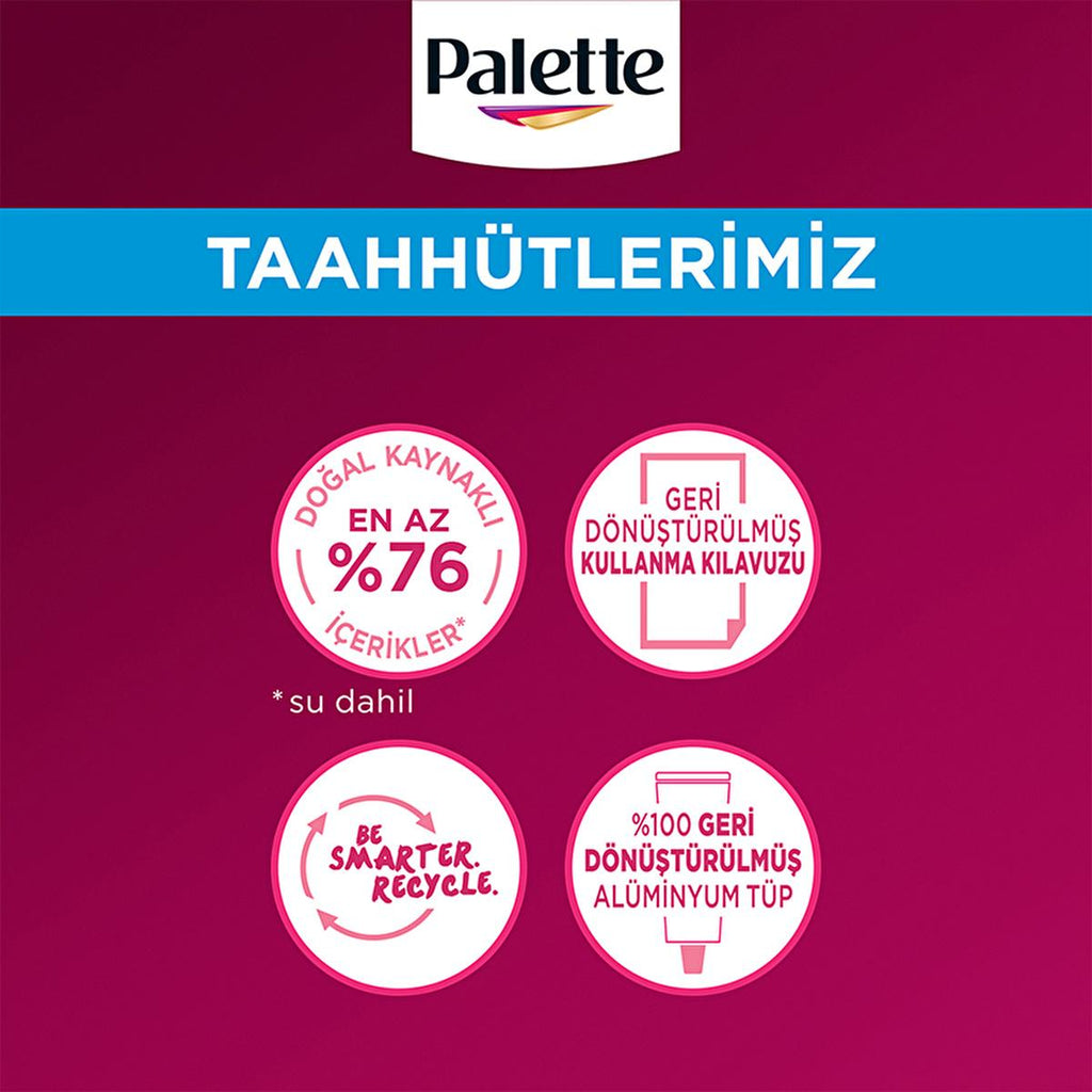 Palette Deluxe Hair Dye - Intense, Long-Lasting Color with Nourishing Properties