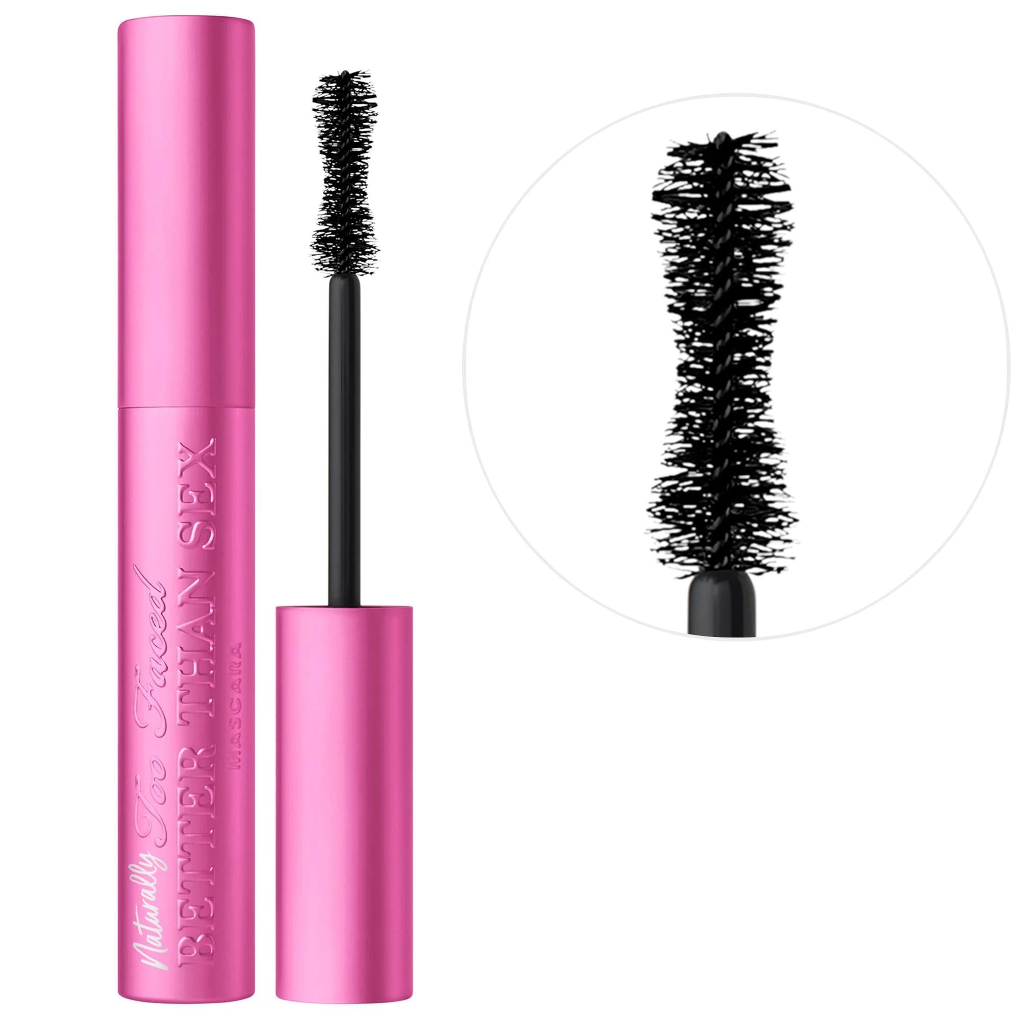 Naturally Better Than Sex Volumizing & Lengthening Mascara - Natural, 98% Derived Formula for Sensitive Eyes