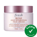 Rose & Hyaluronic Acid Deep Hydration Moisturizer - 72 Hour Hydration, Lightweight Cream for Dry, Dull Skin - Natural Skincare with Hyaluronic Acid and Rose Extract