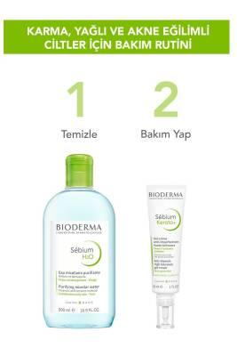 Bioderma Sebium H2O Micellar Water for Oily and Acne-Prone Skin - Gentle Makeup Remover & Cleanser, Dermatologically Tested, 16.91 fl oz