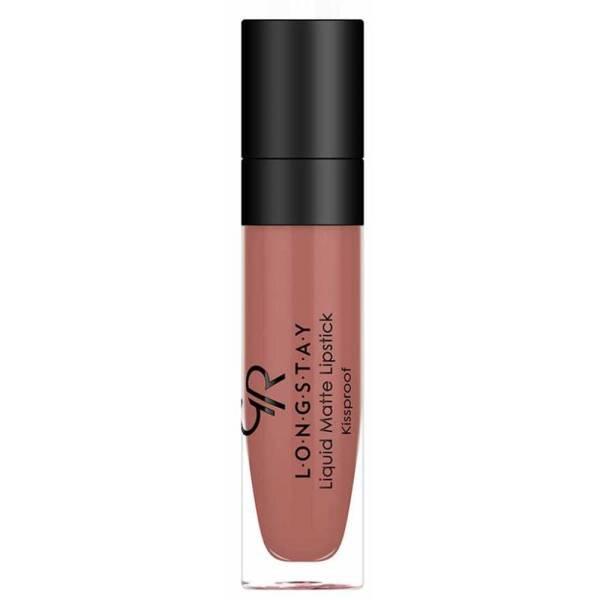 Golden Rose Liquid Matte Lipstick - Long-Lasting, Moisturizing Lip Color with Vitamin E & Avocado Oil