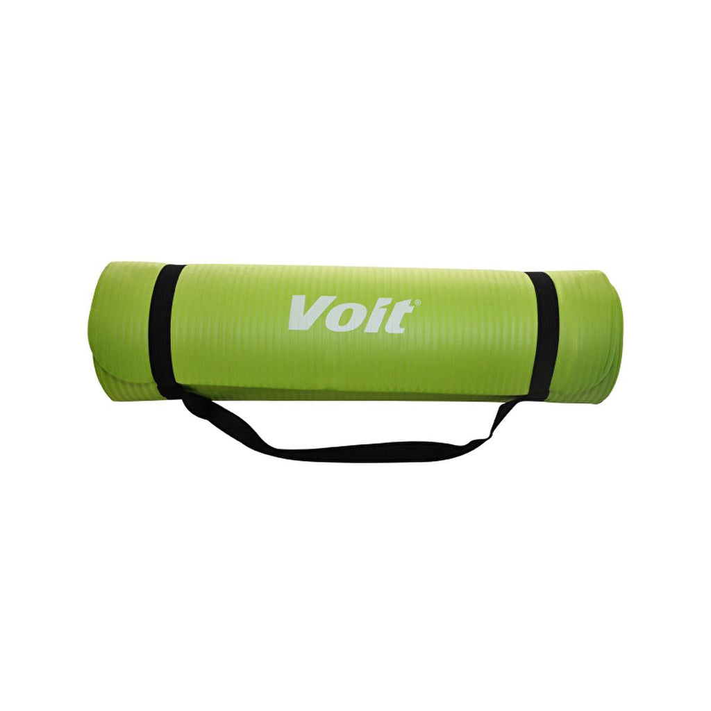 Voit Green NBR Yoga Mat 1 cm - Non-Slip, Eco-Friendly Fitness Accessory for Yoga Practice
