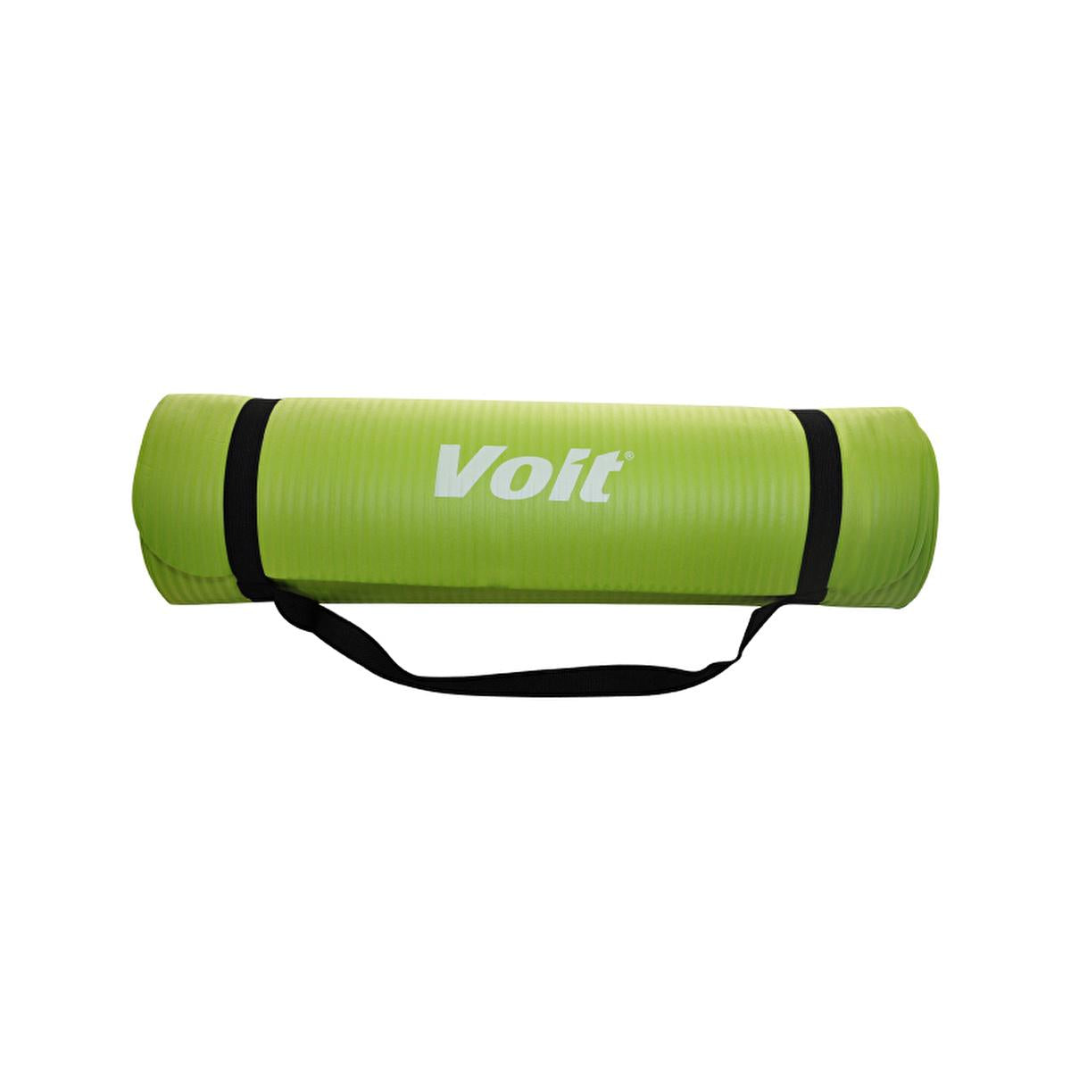 Voit Green NBR Yoga Mat 1 cm - Non-Slip, Eco-Friendly Fitness Accessory for Yoga Practice