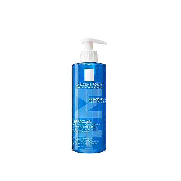 La Roche-Posay Effaclar: Oil Control & Acne Defense Facial Cleansing Gel - 400ml | Deep Pore Cleanser with Salicylic Acid