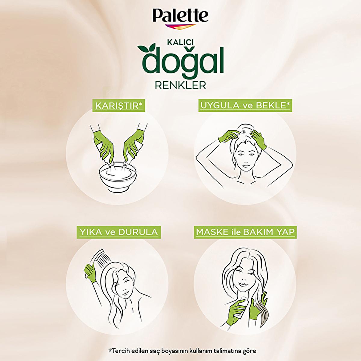 Palette Natural Light Blonde Hair Dye 10-0 - Permanent, Natural Ingredients Enriched Formula