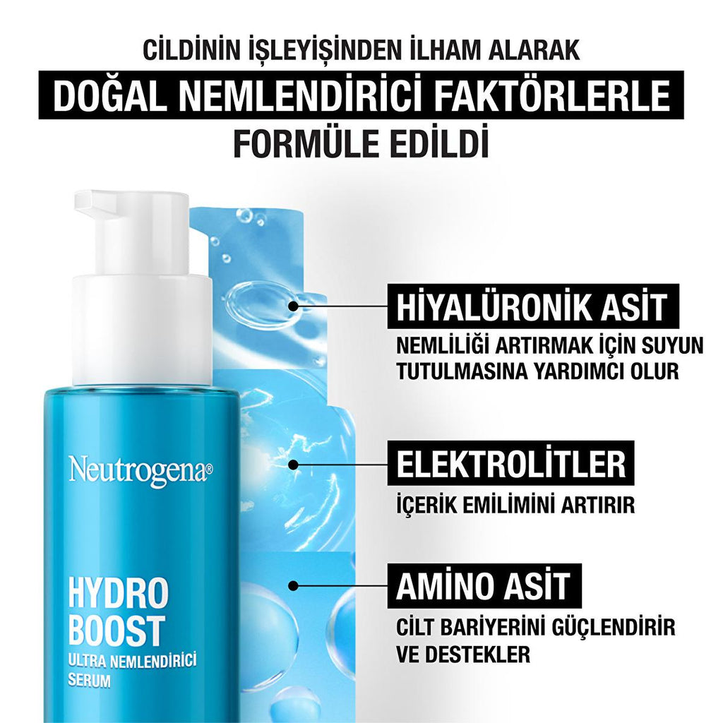 Neutrogena Hydro Boost Serum Capsules: Intense Hydration & Revitalization for Dry Skin - Facial Hydration Boost