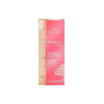 Nuxe Creme Prodigieuse Boost Multi Correction Eye Balm Gel - Natural Anti-Aging Eye Cream with Jasmine Extract