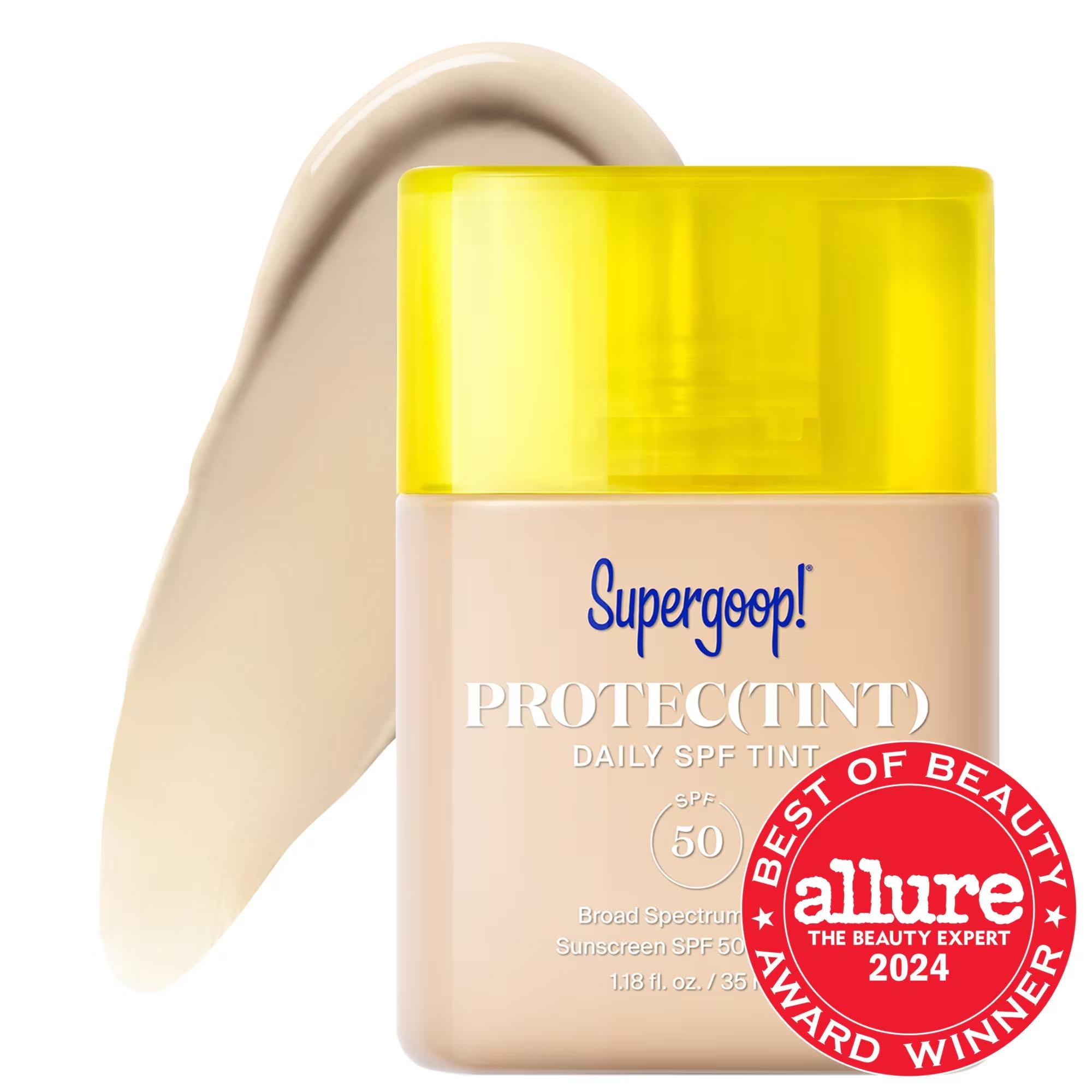 Protec Daily SPF Tint SPF 50 Sunscreen Skin Tint - Lightweight Tinted Sunscreen with Ectoin & SPF 50 Protection