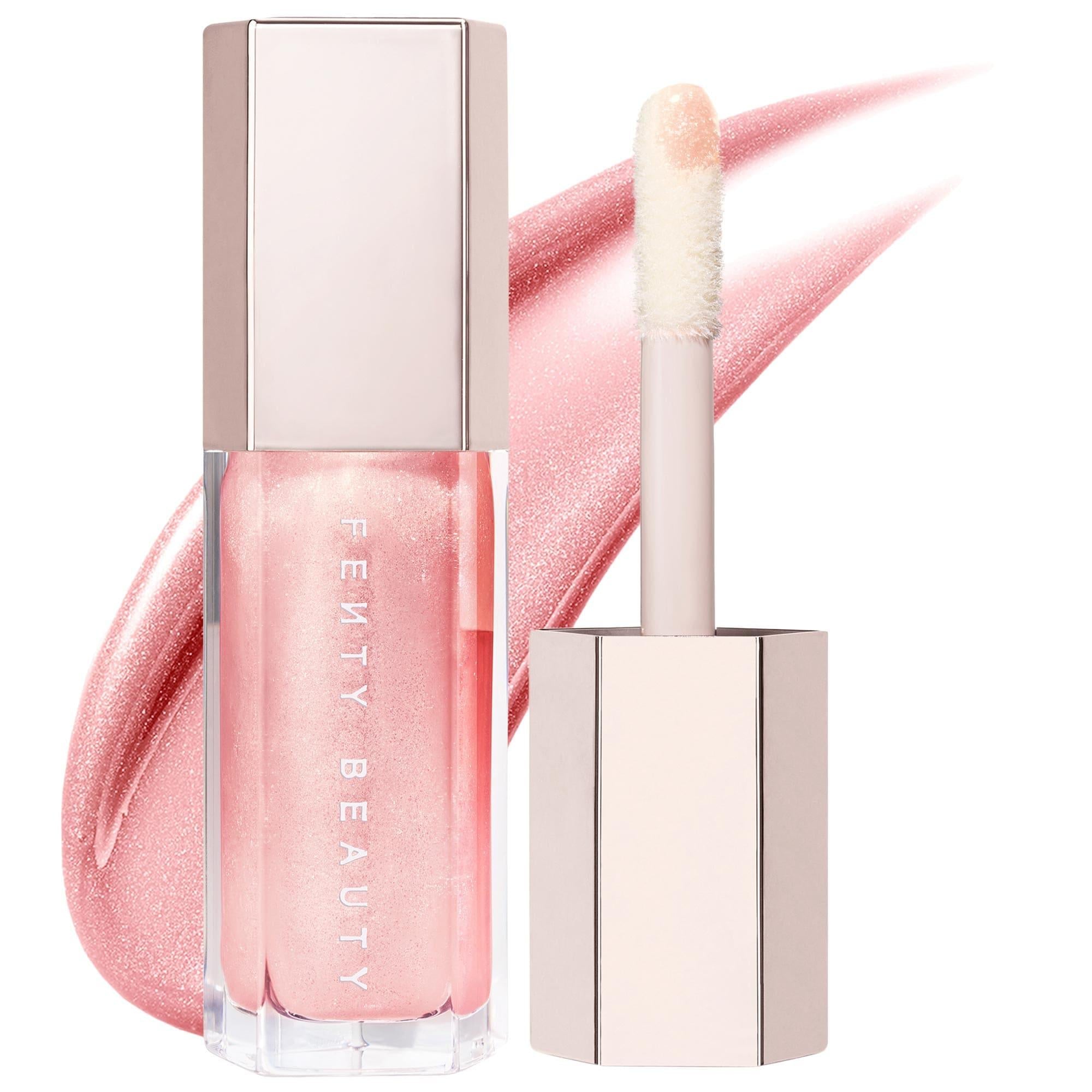 Fenty Beauty Gloss Bomb: Universal Lip Luminizer - Explosive Shine, Non-Sticky Formula, Peach Vanilla Scent, and Hydrating Shea Butter