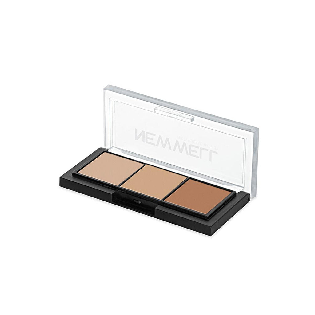 New Well Porcelain Makeup Highlighter 3'lŸ Palette: Illuminate, Brighten & Enhance for Radiant Skin