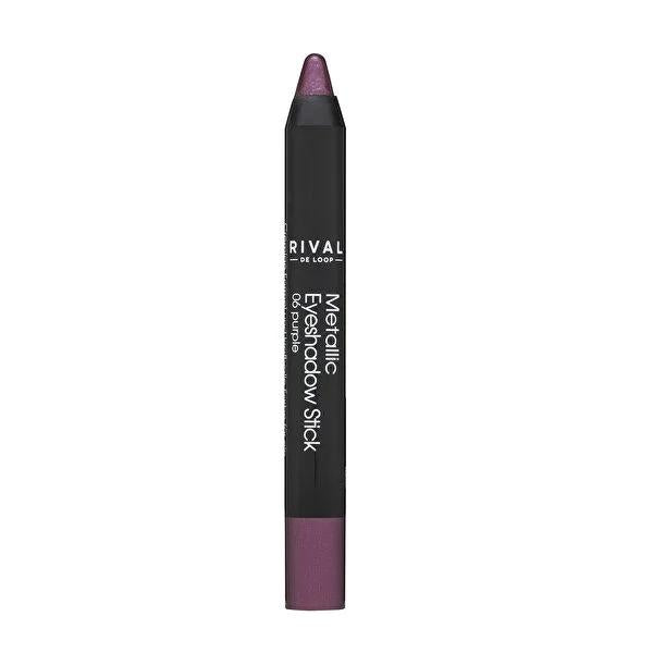 Rival de Loop Eyeshadow Stick Metallic No.06 - Intense, Long-Lasting Eye Makeup with Creamy Formula & Metallic Finish