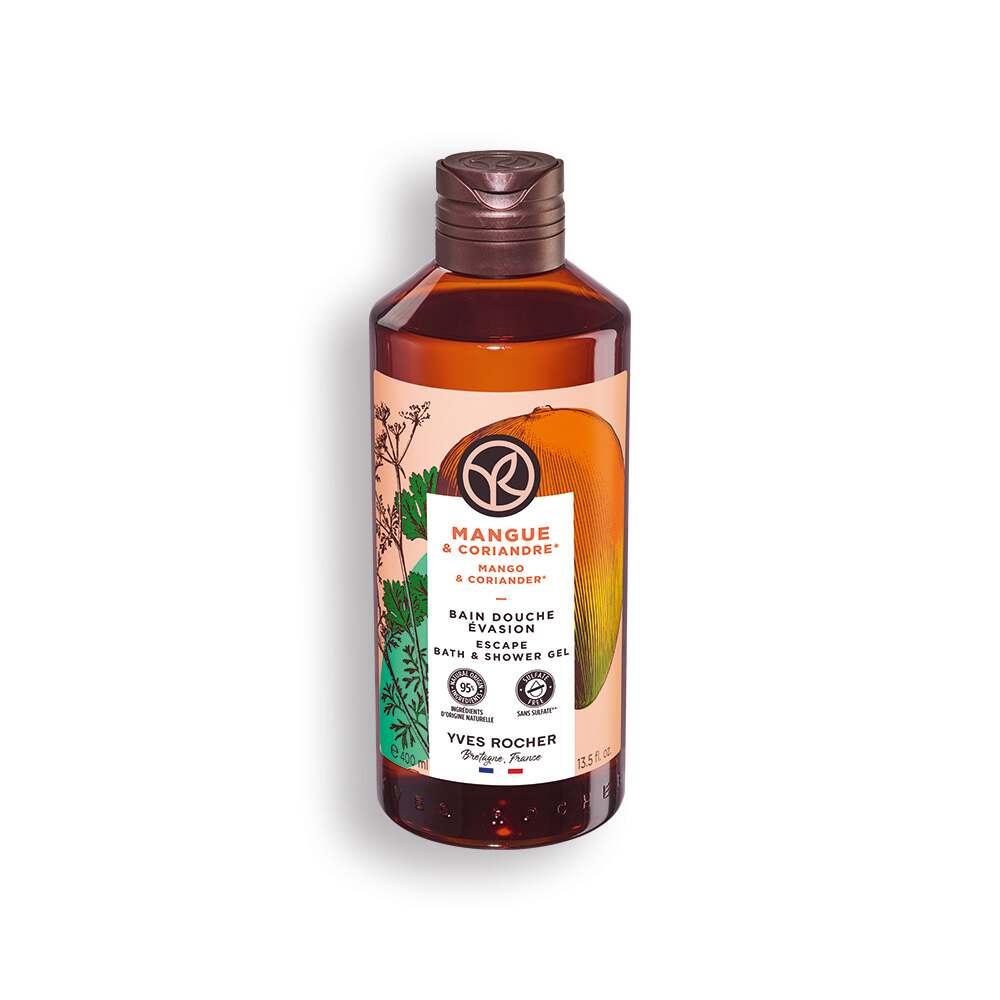 L'Occitane Moisturizing Shower Gel with Mango & Coriander Fragrance - Gentle Cleanser for Soft Skin