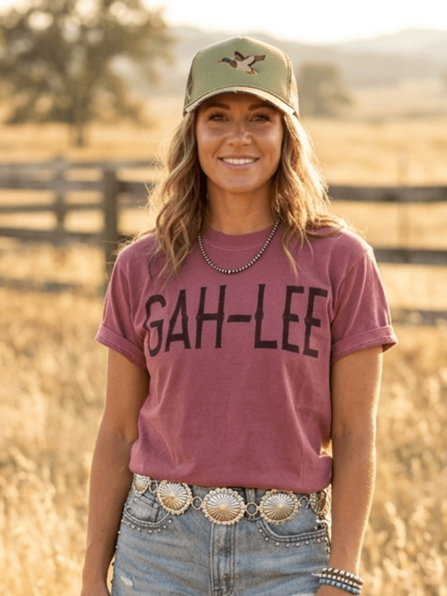 Wild Junkie GAH-LEE Graphic Tee — construction detail