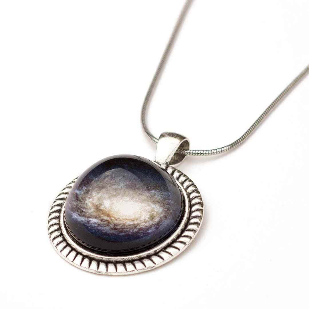 Princess Awesome & Boy Wonder Spiral Galaxy Necklace — jewelry category context