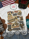 Wild Junkie Wild and Free Rodeo Graphic Tee — main product shot