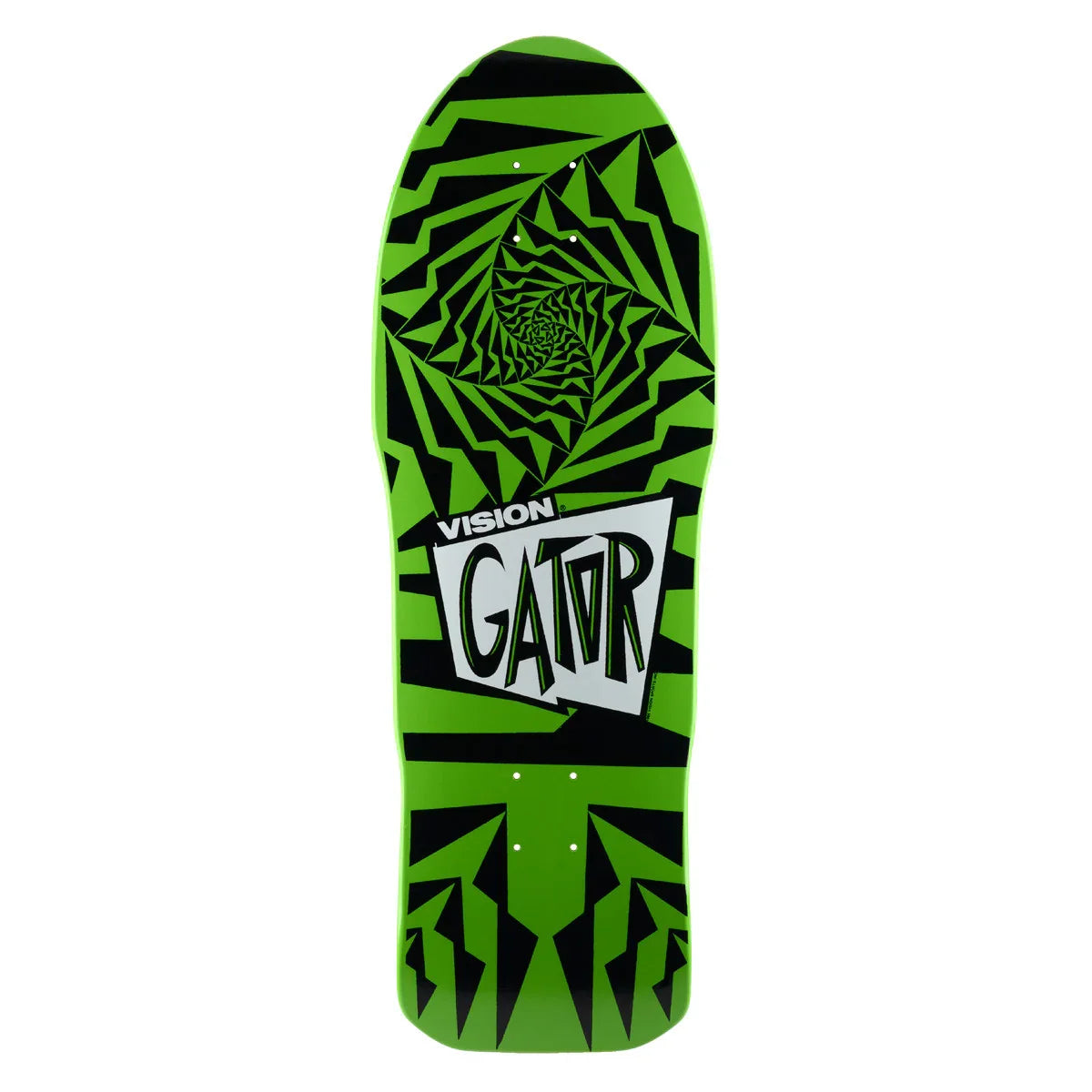 Vision Gator II Skateboard Deck - 10.25″ Green/Black by Skates USA