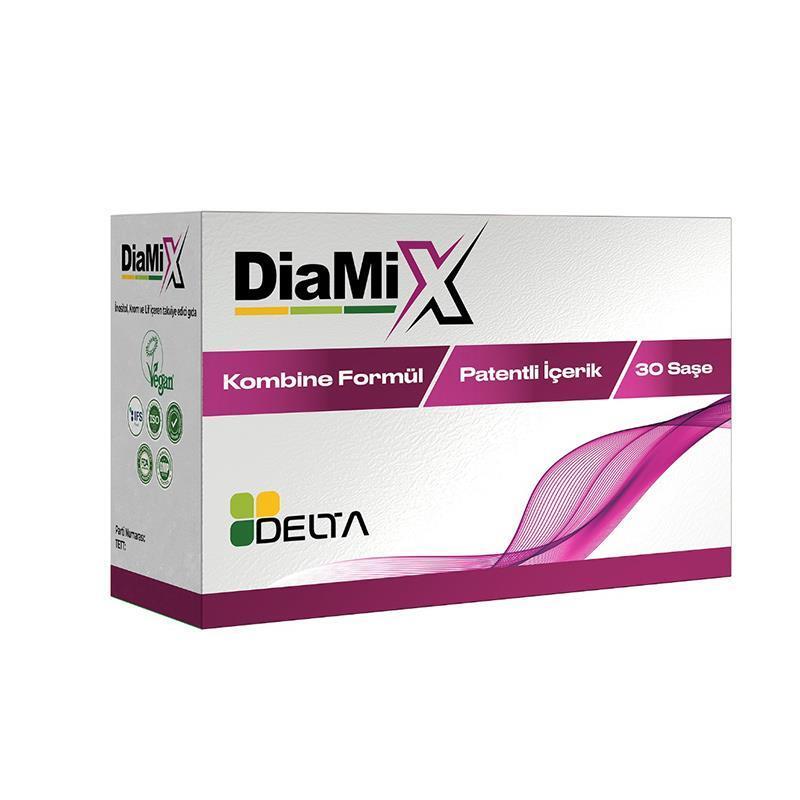 Delta Diamix: Convenient Powdered Dietary Supplement Sachets - Boost Your Nutrition Daily.