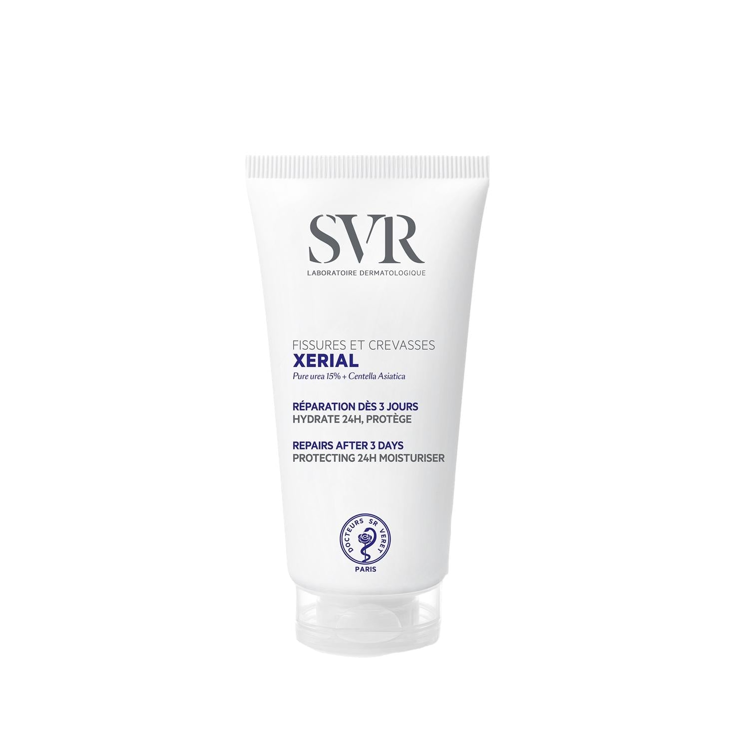 SVR Xerial Hand and Foot Cream - 50ml Moisturizing Repair Cream for Dry, Cracked Skin - Hand Cream, Foot Cream, Dry Skin Repair