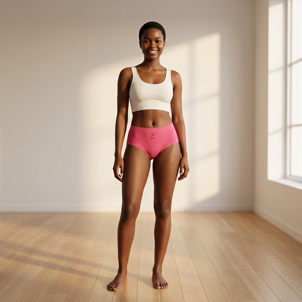 Love Libby Panties Seamless Waffle Knit Cheeky 3 Pack — 3 Pack detail