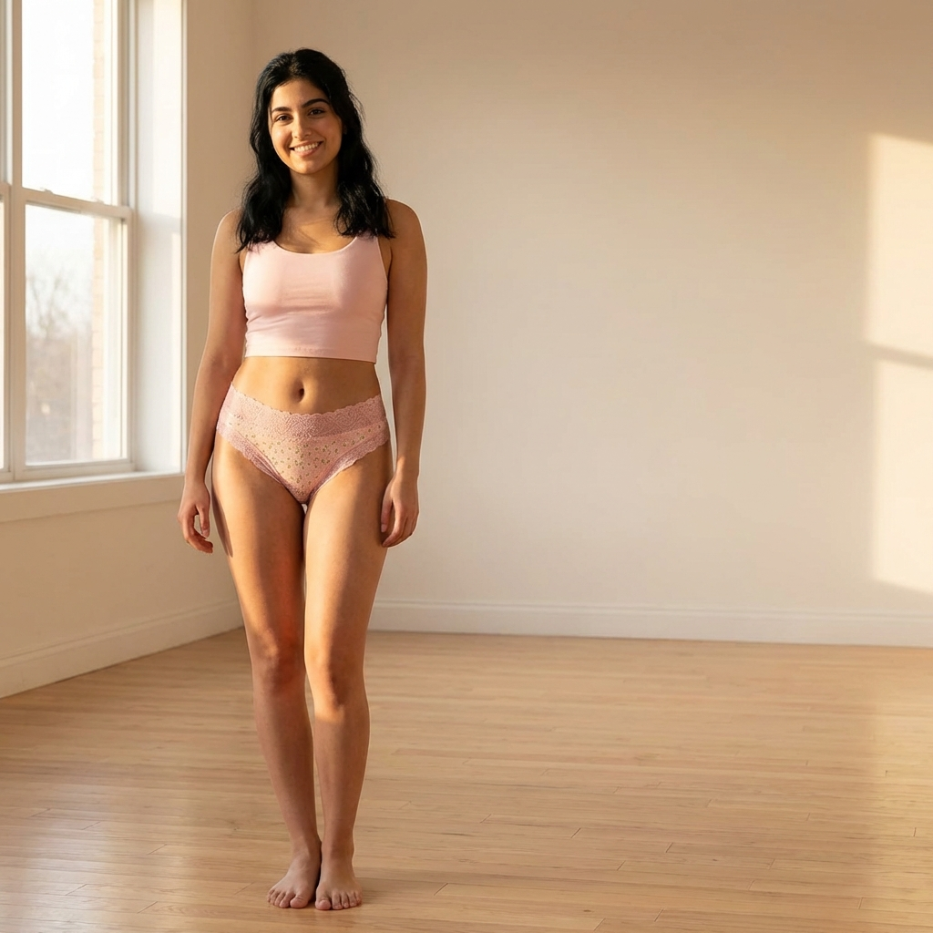 Love Libby Panties Ditsy Floral and Lace Laser Cut Bikini with Lace Waistband — detail close-up