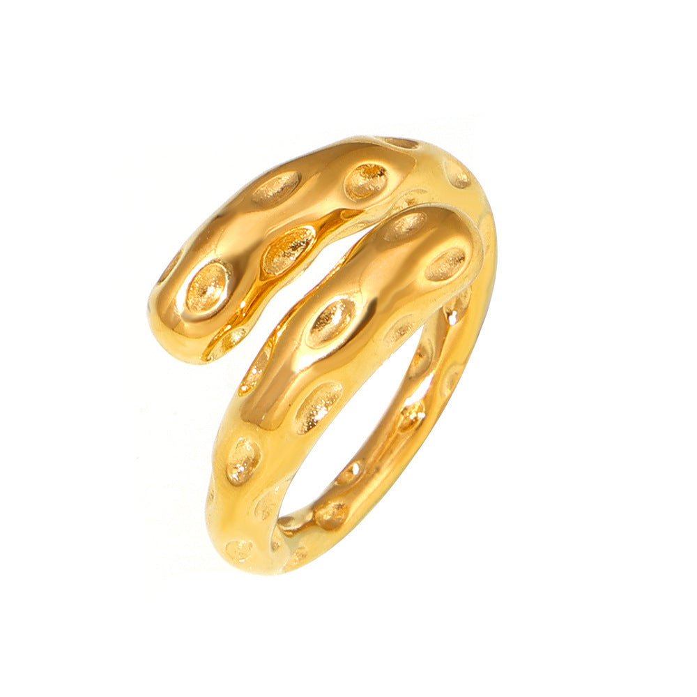 Mariam's Collection Geometric Brilliance Ring Minimalist High-Shine Bands for Stacking & Styling… — detail shot 7