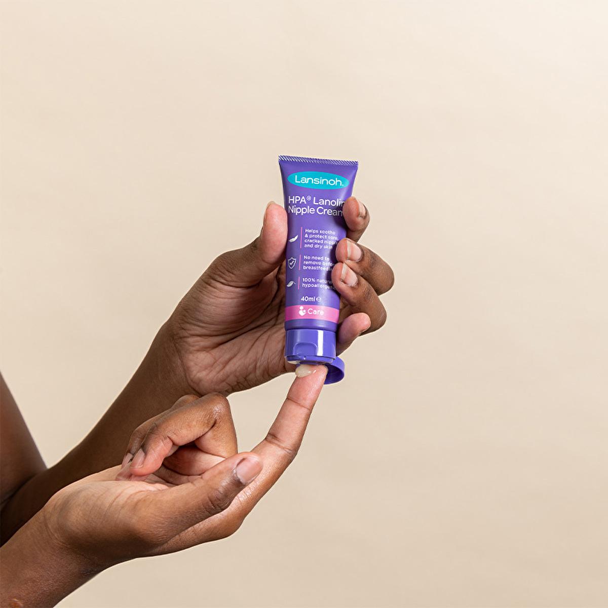 Lansinoh HPA Lanolin Nipple Cream for Breastfeeding Mothers - Natural, Hypoallergenic, and Effective Relief for Sore Nipples