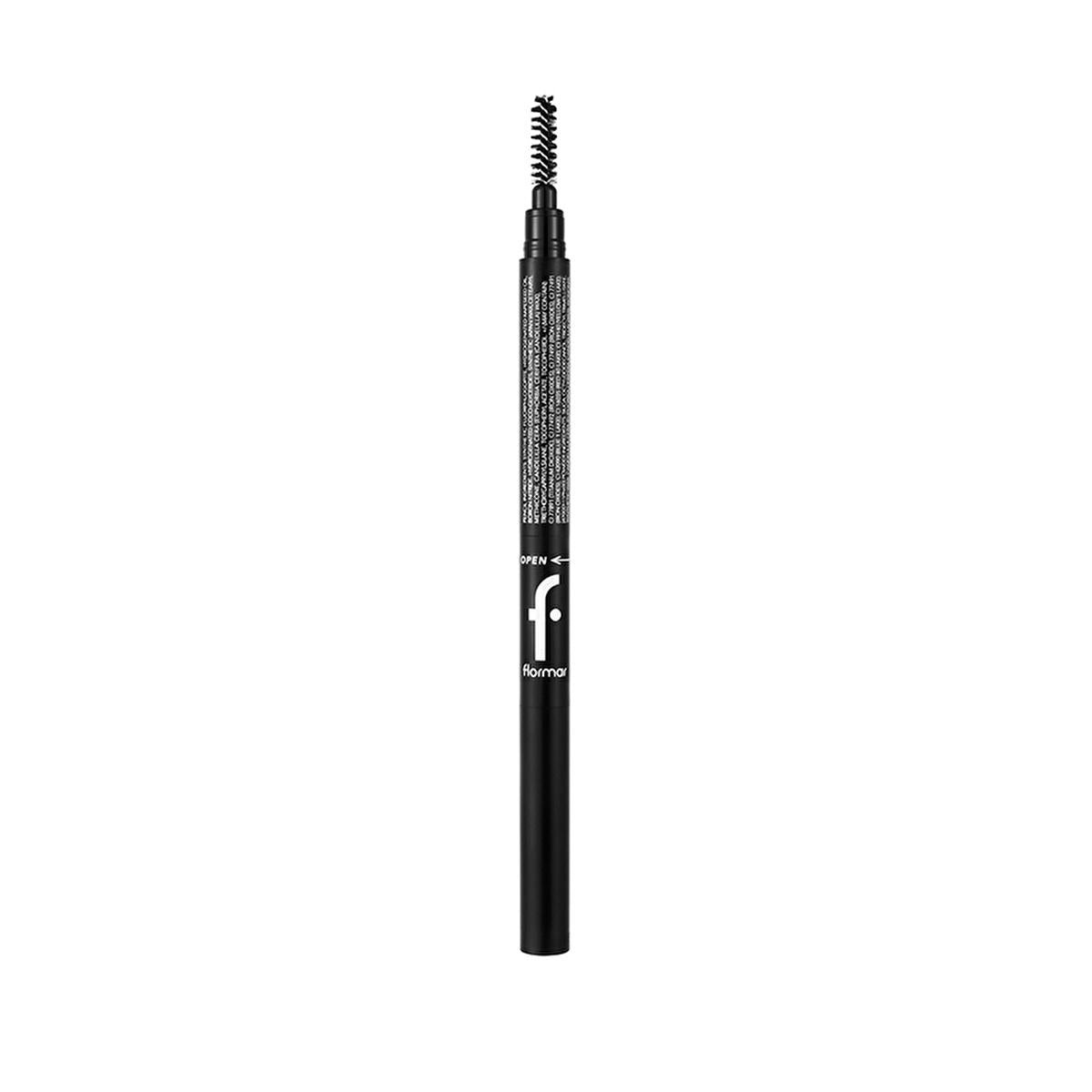Flormar Triple Brow Pencil with Powder and Brush - Multi-Functional Eyebrow Makeup