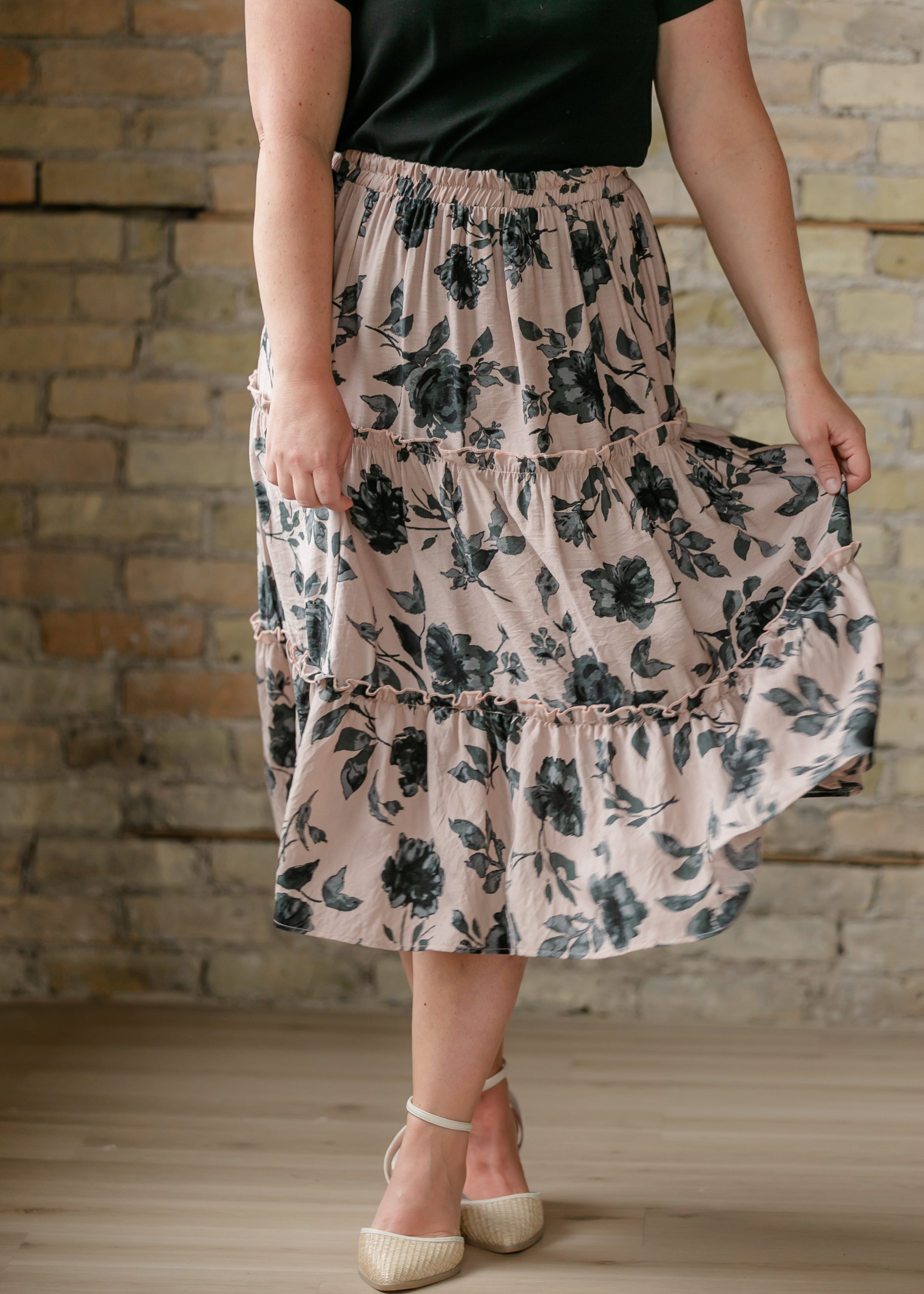 Inherit Co. Giana Ruffle Tiered Midi Skirt - FINAL SALE — packaging