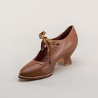 American Duchess Gibson Edwardian Leather Shoes (Tan) — main product shot