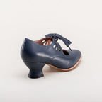 American Duchess Gibson Edwardian Leather Shoes (Navy) — scale reference