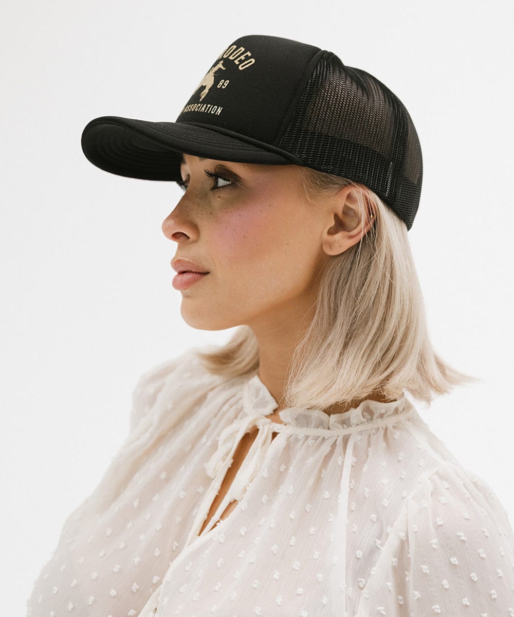 GIGI PIP Gigi Rodeo Trucker Hat — side view