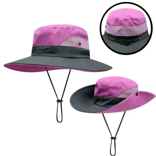 Girls' Ponytail UV Shield Sun Hat