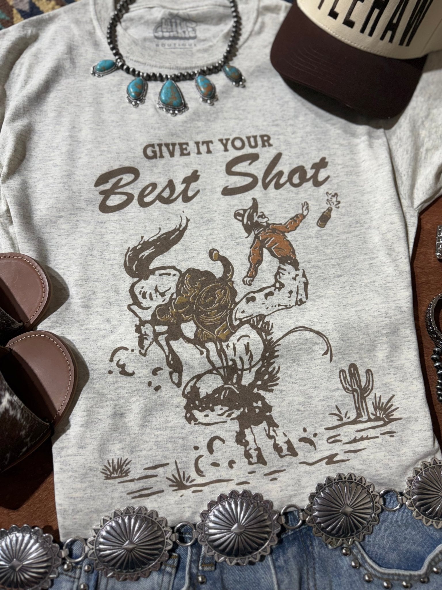 Wild Junkie Give It Your Best Shot Graphic Tee — main product shot