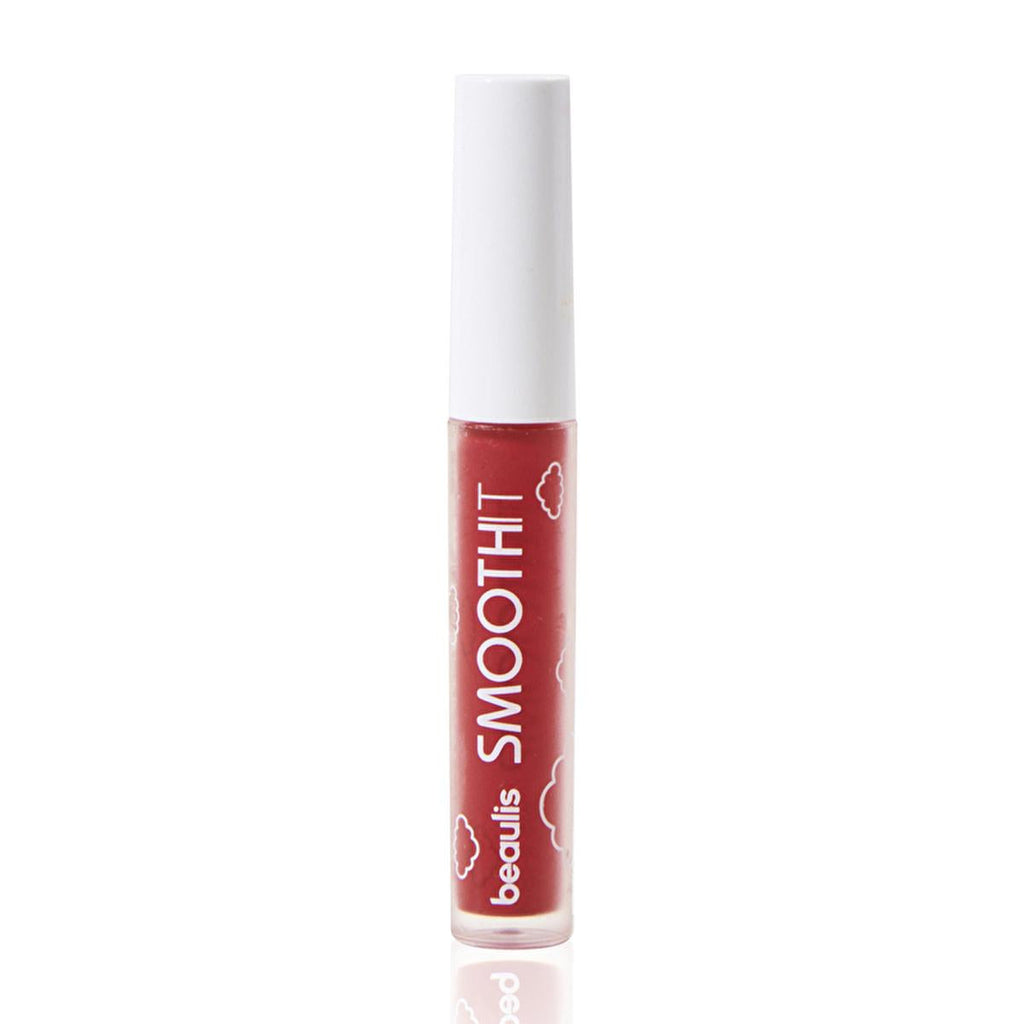 Beaulis Smooth It Matte Lipstick - Moisturizing, Foam-Structured Lip Color in Scarlet Shade