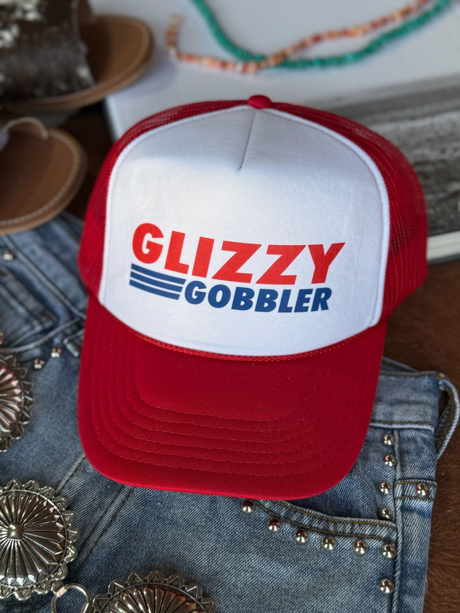 Wild Junkie Glizzy Gobler Trucker Hat — main product shot