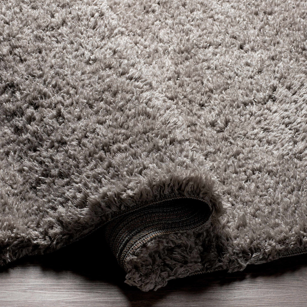 Siari Solid Medium Gray Shag Rug – Boutique Rugs, view 6