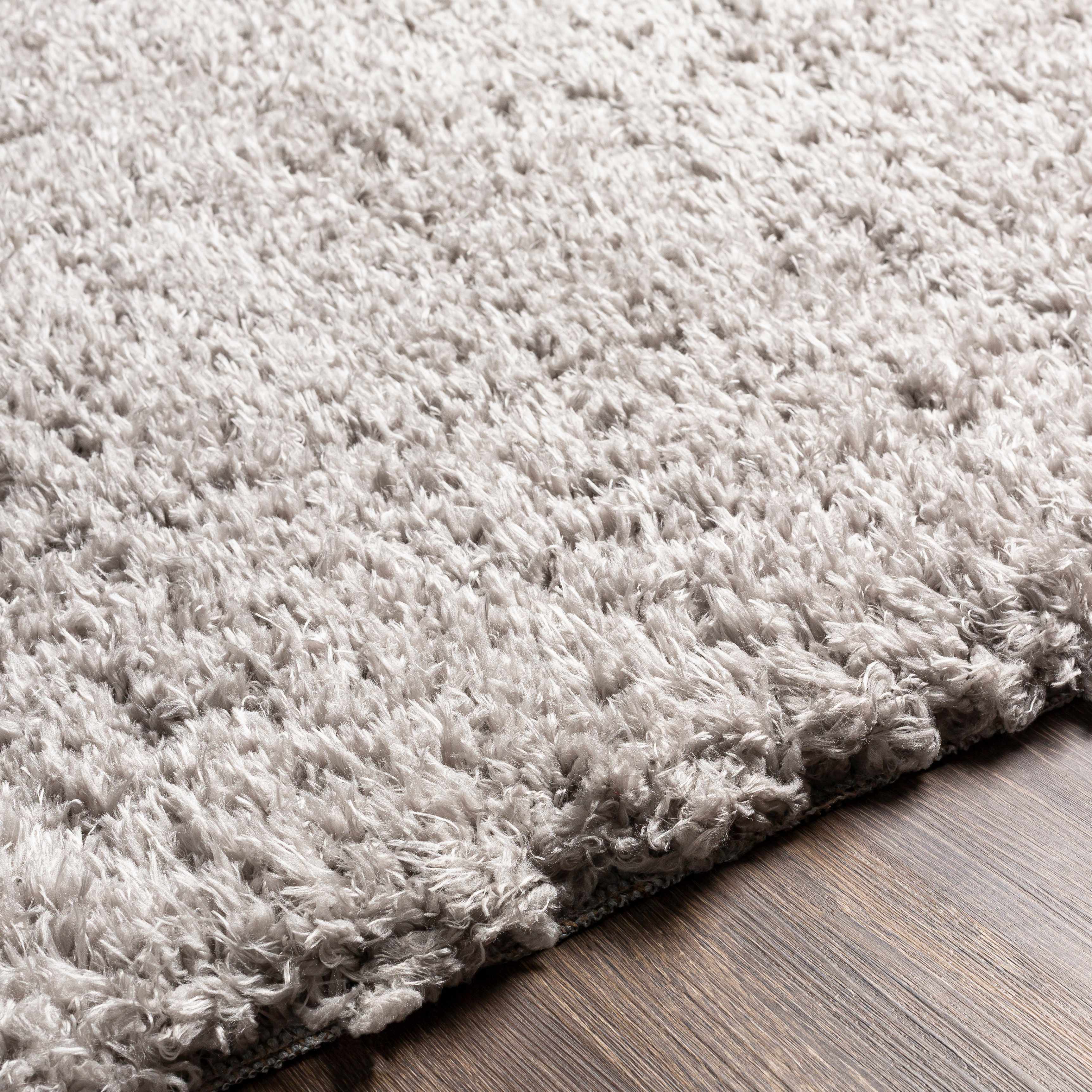 Siari Solid Medium Gray Shag Rug – Boutique Rugs, view 13