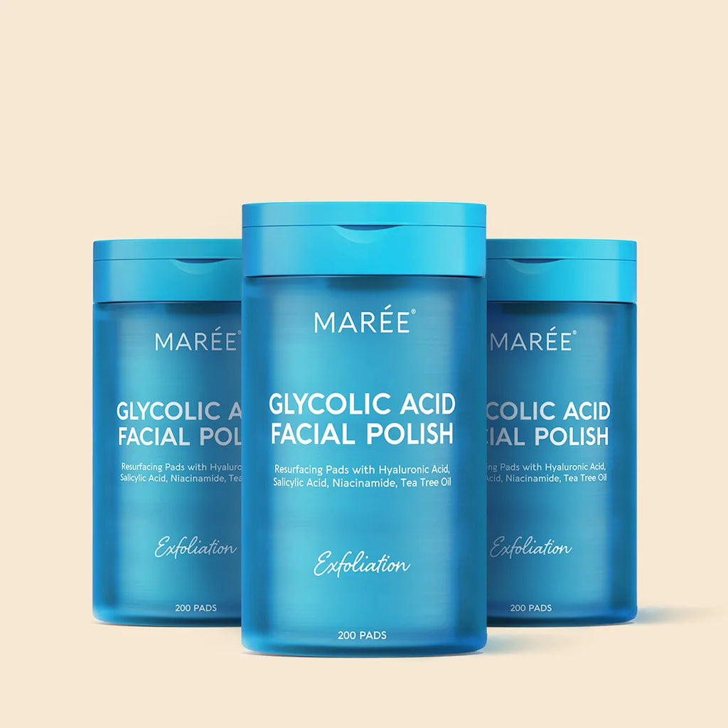Maree Glycolic Acid Pads 200 PCS — product on model